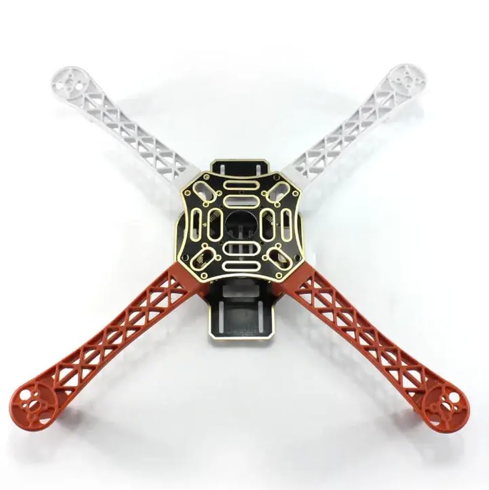 F450 V2 Quadcopter -Rahmen Kompatibel mit 450 550 4 und 6 Multirotoren, die Kompatibel mit die Kompatibilität geeignet sind(Red White) von eRgDFS