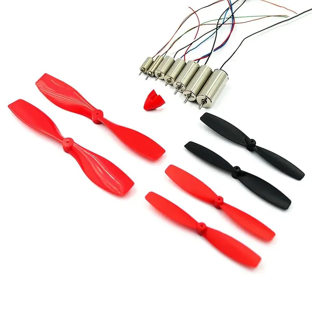 Hohlbechermotor mit 55 mm 75 mm Propeller kompatibel mit 408 412 612 614 716 720 820(75mmRed Prop(2pcs)) von eRgDFS