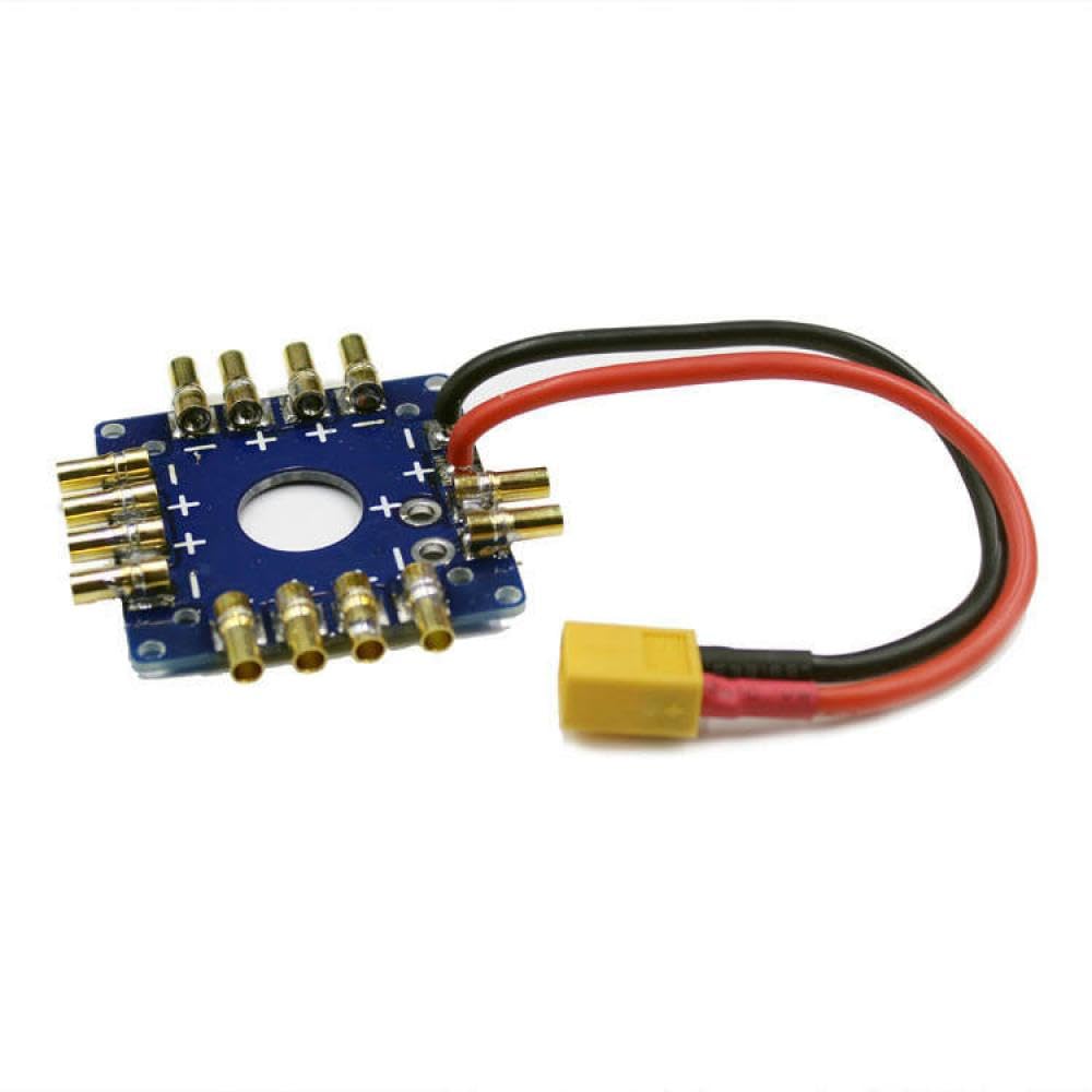 Quadcopter Drone F450 Power Distribution Board kompatibel mit MK KK Flight Controller(14 Banana XT60) von eRgDFS