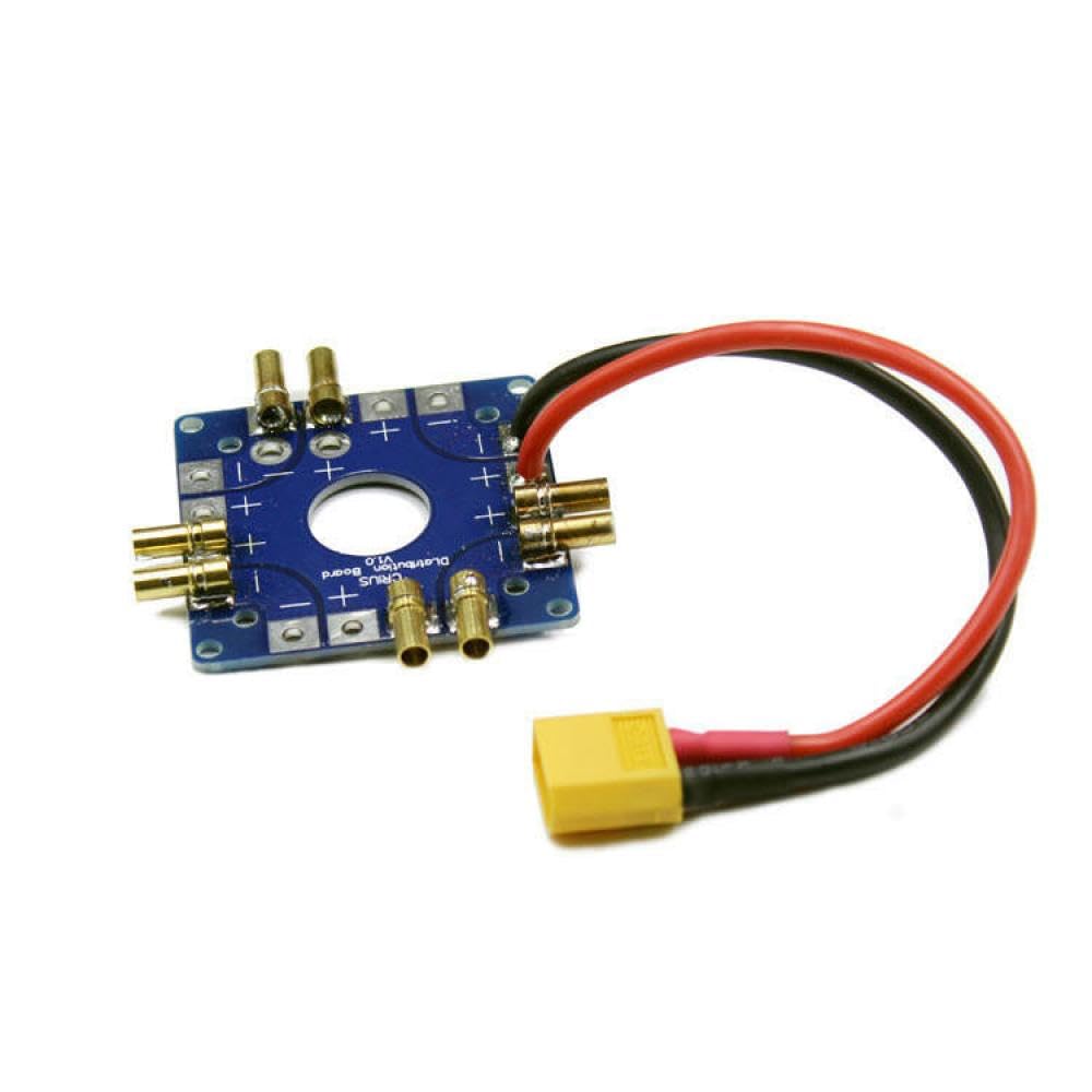 Quadcopter Drone F450 Power Distribution Board kompatibel mit MK KK Flight Controller(8 Banana XT60) von eRgDFS