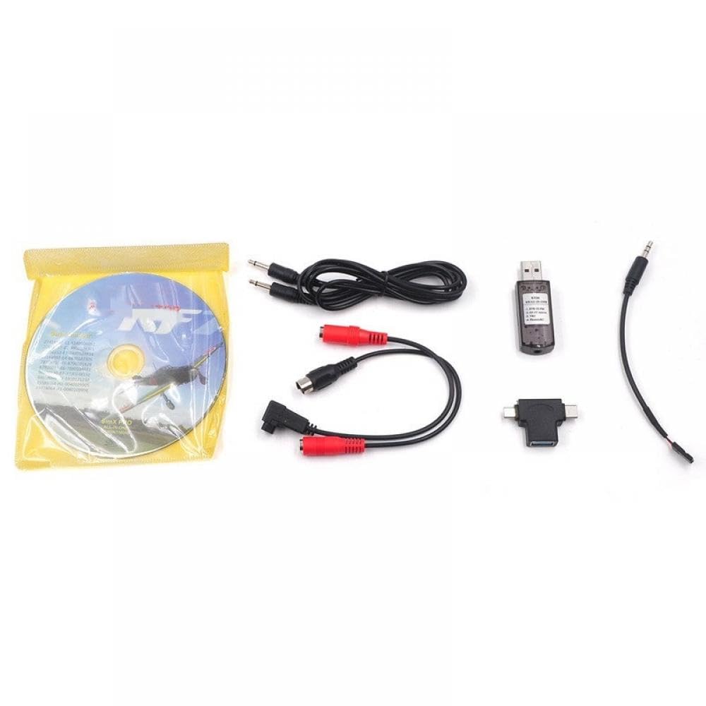 RC Flight Wireless USB kompatibel mit RealFlight Freerider und I6x Kompatibel mit AT9s AT10 Radiolink und FUTABA RC Helicopter 8 in 1 RC Flight Wireless USB kompatibel mit RealFlight Freerider und I6x Kompatibel mit AT9s AT10 Radiolink und FUTABA RC Helicopter 8 in 1 von eRgDFS