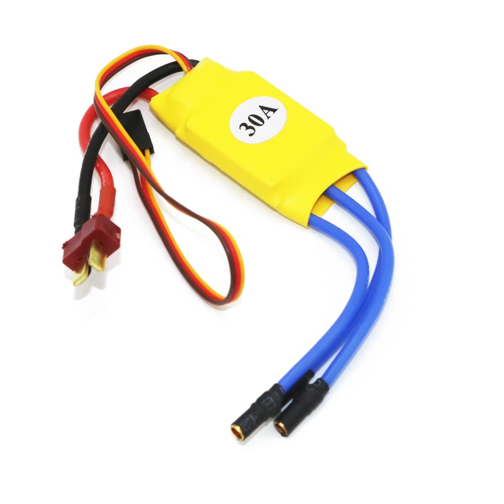XXD HW30A 30A bürstenloser Motor-Regler, kompatibel mit RC-Flugzeug-Quadcopter-Drohnen(with CONNECTER) von eRgDFS