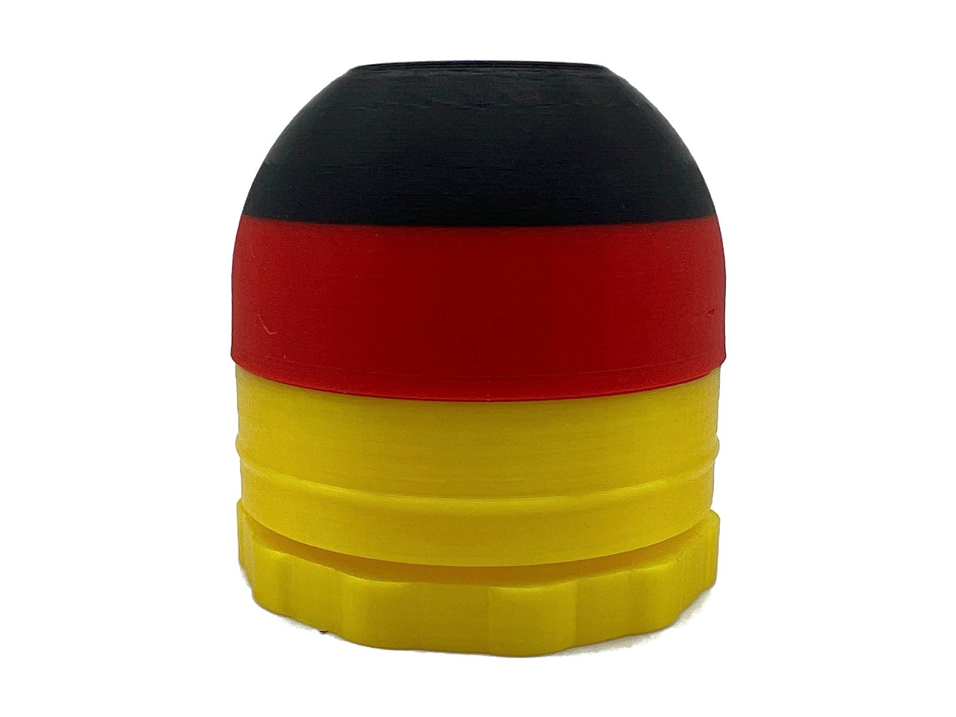 Abdeckung für Anhängerkupplung Deutschland Schwarz-Rot-Gold mit Schraubgewinde von eXODA