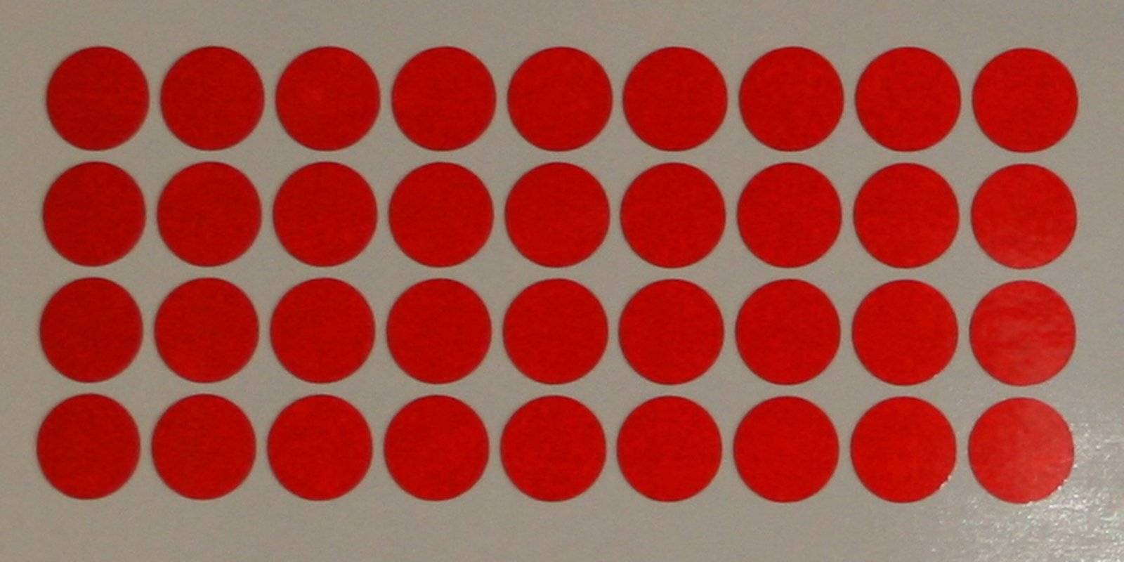easydruck24de Reflektierendes Aufkleber Set - Kreise - 36 Stück rot Ø 2 cm pro Aufkleber - Reflexion Leucht-Sticker für Bike Fahrrad Helm Auto Sicherheit im Dunkeln für Kinder - Reflex024 easydruck24de Reflektierendes Aufkleber Set - Kreise - 36 Stück rot Ø 2 cm pro Aufkleber - Reflexion Leucht-Sticker für Bike Fahrrad Helm Auto Sicherheit im Dunkeln für Kinder - Reflex024 von easydruck24de
