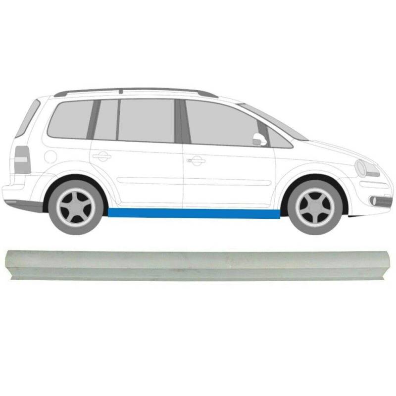 Touran 03-10 Schwellen Reparaturblech Wippplatte rechts = links von easyparts