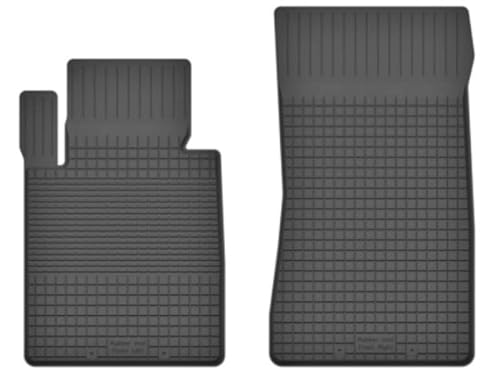 Gummimatten Automatten Gummifussmatten Gummi Fußmatten für BMW 2 F23 Cabrio Bj. 2012-2021 VORNE Fahrer-und Beifahrermatte HX_EX von edecor