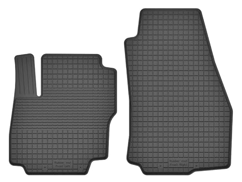 Gummimatten Automatten Gummifussmatten Gummi Fußmatten für Ford C-Max II Bj. 2010-2019 VORNE Fahrer-und Beifahrermatte FR_DX von edecor