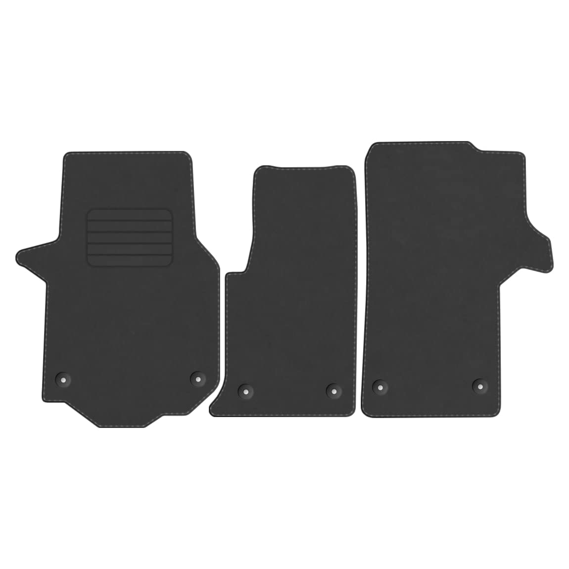 Premium Veloursfussmatten Automatten Velourmattenset für VW Crafter II ab Bj. 2017 3-TLG. Mit Absatzschoner Passform Neu PREM ANTHRAZIT runde Befestigungen Premium Veloursfussmatten Automatten Velourmattenset für VW Crafter II ab Bj. 2017 3-TLG. Mit Absatzschoner Passform Neu PREM ANTHRAZIT runde Befestigungen von edecor