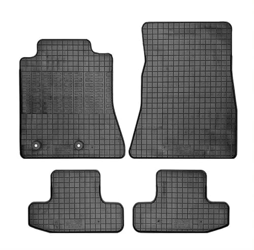 edecor Gummifussmatten Automatten Gummimatten Gummi Fußmatten Satz Set für Ford Mustang GT ab Bj. 2016 von edecor
