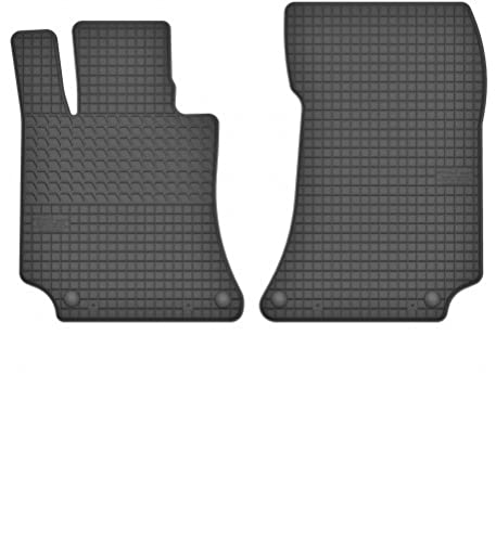 edecor Gummifussmatten Automatten Gummimatten Gummi Fußmatten für Mercedes E-Klasse W212 Bj. 2009-2016 VORNE von edecor