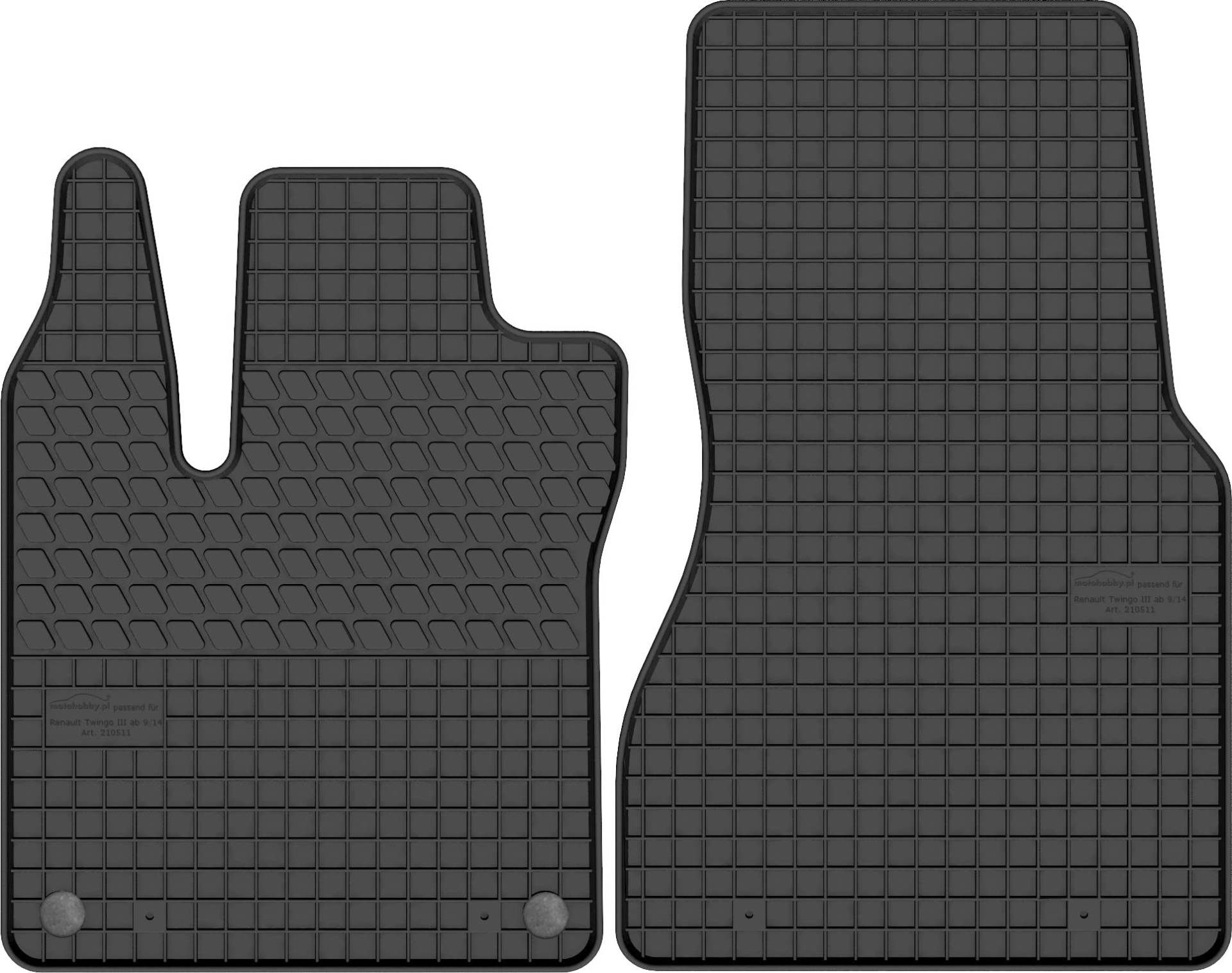 edecor Gummifussmatten Automatten Gummimatten Gummi Fußmatten für Smart ForTwo III EQ ab Bj. 2020 VORNE edecor Gummifussmatten Automatten Gummimatten Gummi Fußmatten für Smart ForTwo III EQ ab Bj. 2020 VORNE von edecor