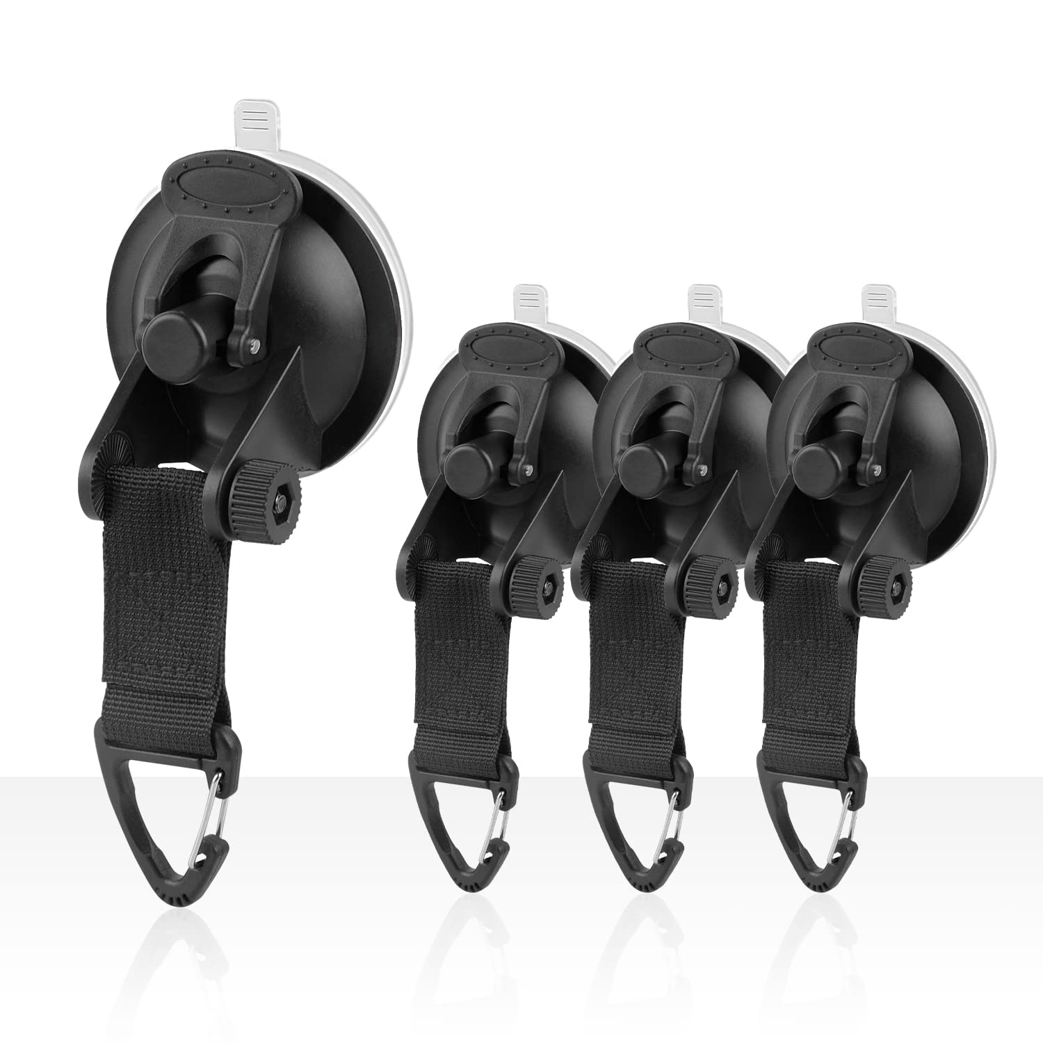 efuturetime 4 x Saugnapf Haken Camping Saugnäpfe Extra Stark bis 10kg, Auto Saugnapfhakenset Fenster für Dachzelt Auto, Wohnmobil, Zuhause, Markise efuturetime 4 x Saugnapf Haken Camping Saugnäpfe Extra Stark bis 10kg, Auto Saugnapfhakenset Fenster für Dachzelt Auto, Wohnmobil, Zuhause, Markise von efuturetime