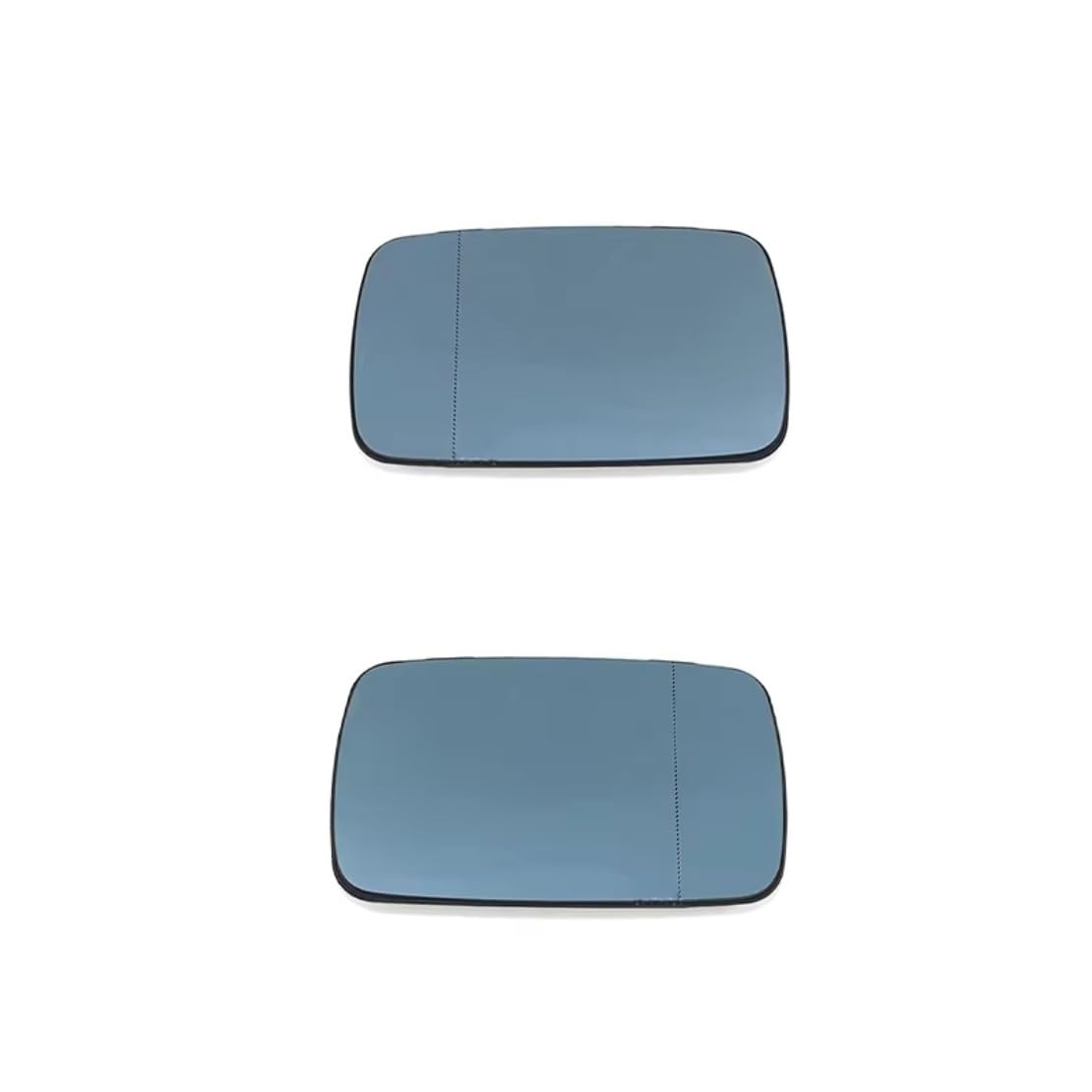eglci Kompatibel Mit 3 Series E46 1997 1998 1999 2000 2001 2002 2003 2004 2005 Autozubehör Rückspiegelglas Mit Blauer Farbe Auto-Rückspiegelglas(A Pair) von eglci