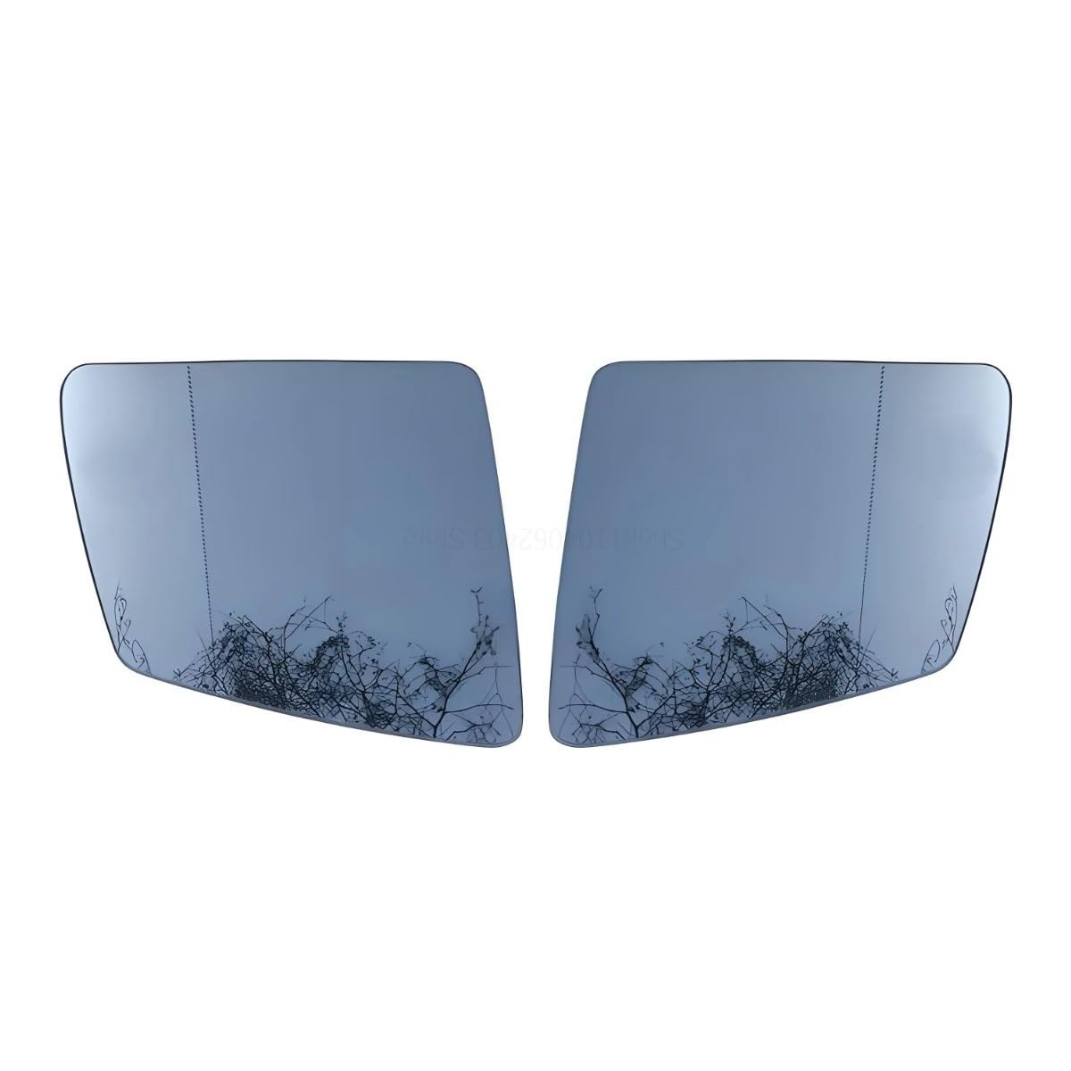 eglci Kompatibel Mit Benz Für GLE GLS Auto-Rückspiegel, Beheiztes Spiegelglas, Seitentür-Spiegelglas, OEM: A1668100419, A1668100319 Auto-Rückspiegelglas(A Pair) von eglci