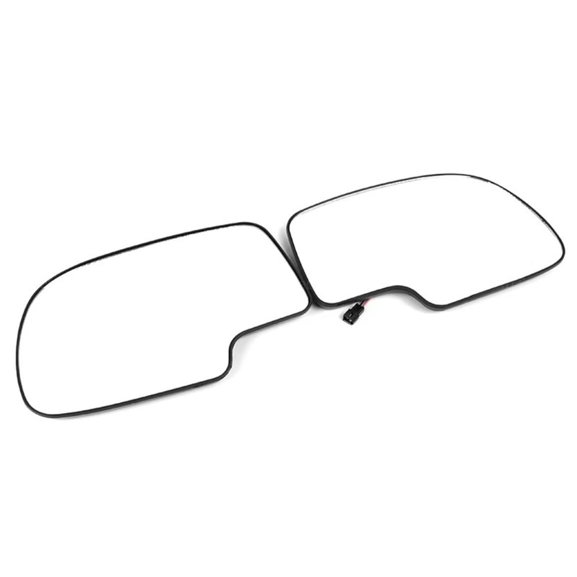 eglci Kompatibel Mit Chevrolet Für Avalanche Für Silverado 1500 2500 3500 2003 2004 2005 2006 2007, Beheiztes Weitwinkel-Autotürspiegelglas, OEM: 88944391, 88944392 Auto-Rückspiegelglas(A Pair) von eglci