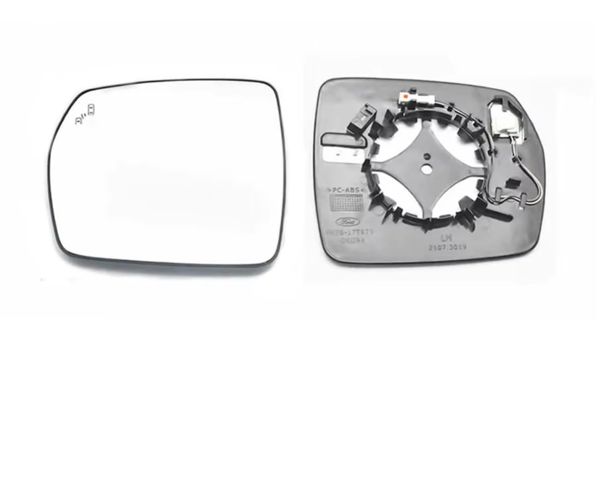 eglci Kompatibel Mit Ford Für Edge 2015 2016 2017 2018 2019 2020 Beheizte Rückspiegellinse Seite Für Außenspiegelglas Auto-Rückspiegelglas(A Pair) von eglci