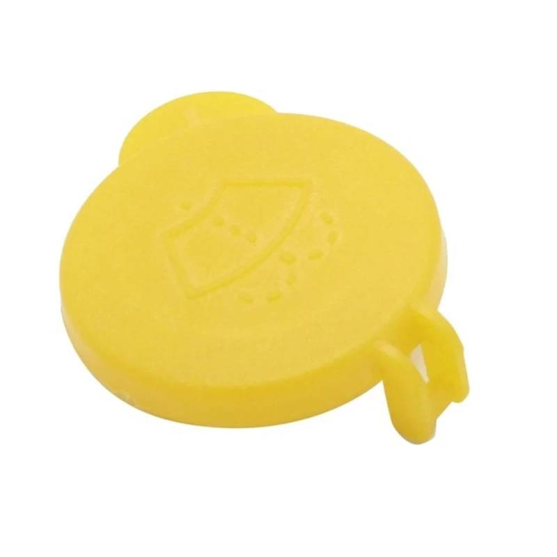 eglci Kompatibel Mit Ford Für Fusion 2001 2002 2003 2004 2005 2006 2007 2008 2009 2010 2011 2012 Scheibenwischer-Waschflüssigkeitsbehälter-Abdeckung 1488251 Scheibenwaschkappe(Yellow) von eglci