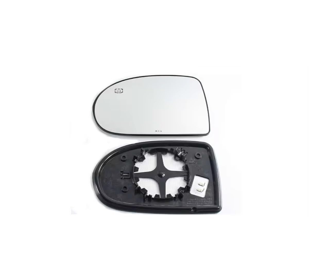 eglci Kompatibel Mit Jeep Für Compass 2007 2008 2009 2010 2011 2012 2013 2014 2015 Beheiztes Rückspiegelglas Seitenspiegelglas Türspiegelglas Auto-Rückspiegelglas(A Pair) von eglci