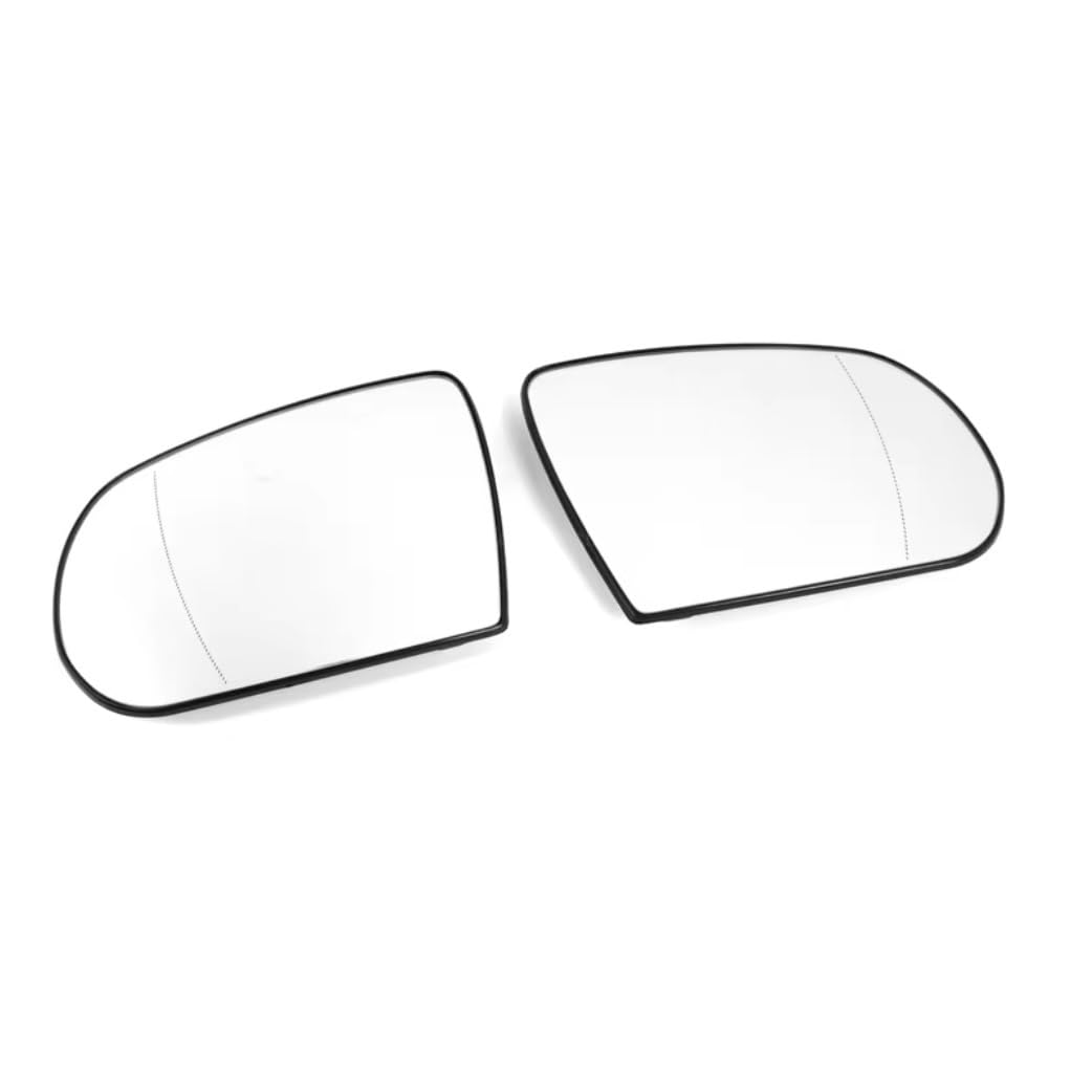 eglci Kompatibel Mit Jeep Für Compass MP 2017 2018 2019 2020 2021 2022, Beheiztes Rückspiegelglas, Seitenspiegelglas, Türspiegelglas Auto-Rückspiegelglas(A Pair) von eglci
