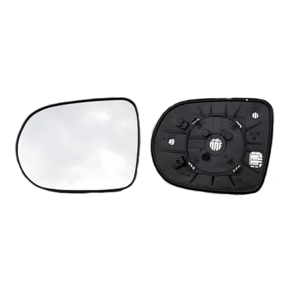 eglci Kompatibel Mit Lexus Für RX RX270 RX350 RX450 2009 2010 2011 2012 2013 2014 Beheizte Spiegel Glas Anti Toter Winkel Spiegel Weitwinkel OEM: 8796153400 Auto-Rückspiegelglas(A Pair) von eglci