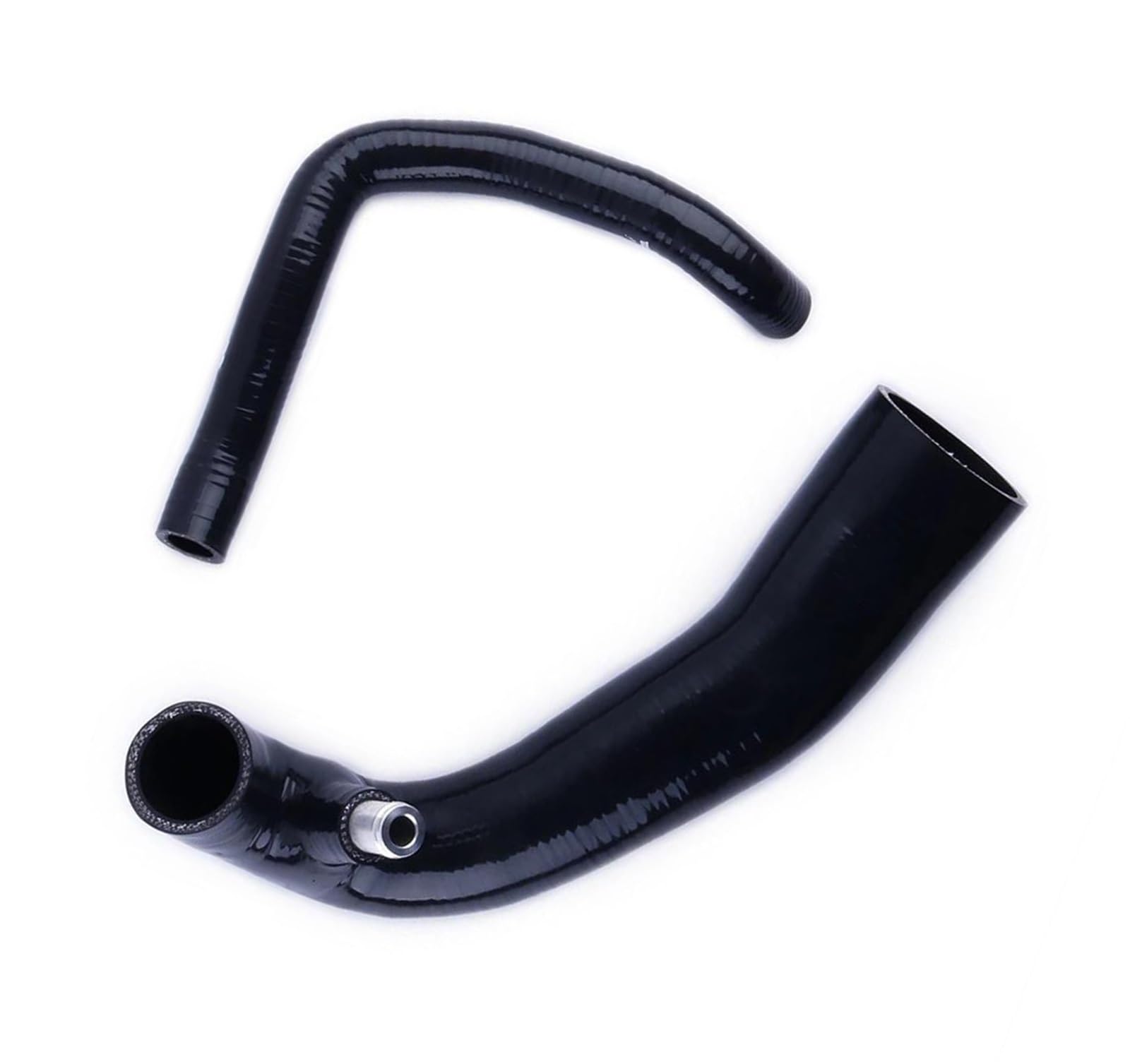 eglci Kompatibel Mit Mini Für Cooper S Für Clubman R55 2008 2009 2010 R56 R57 1.6, Auto-Silikon-Turbo-Lufteinlass-Einlassschlauch, Rohr, Kühlerschläuche-Set Autokühlerschlauch(Black) von eglci
