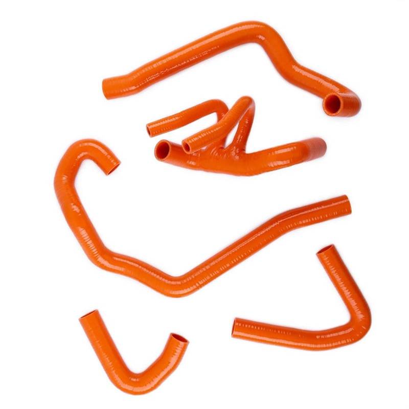 eglci Kompatibel Mit Peugeot 106 Gt1 Kühler Silikon Wasserschlauch Kühler Kühlmittel Wasserschlauch Rohr Ersatz Autozubehör Autokühlerschlauch(Orange) von eglci