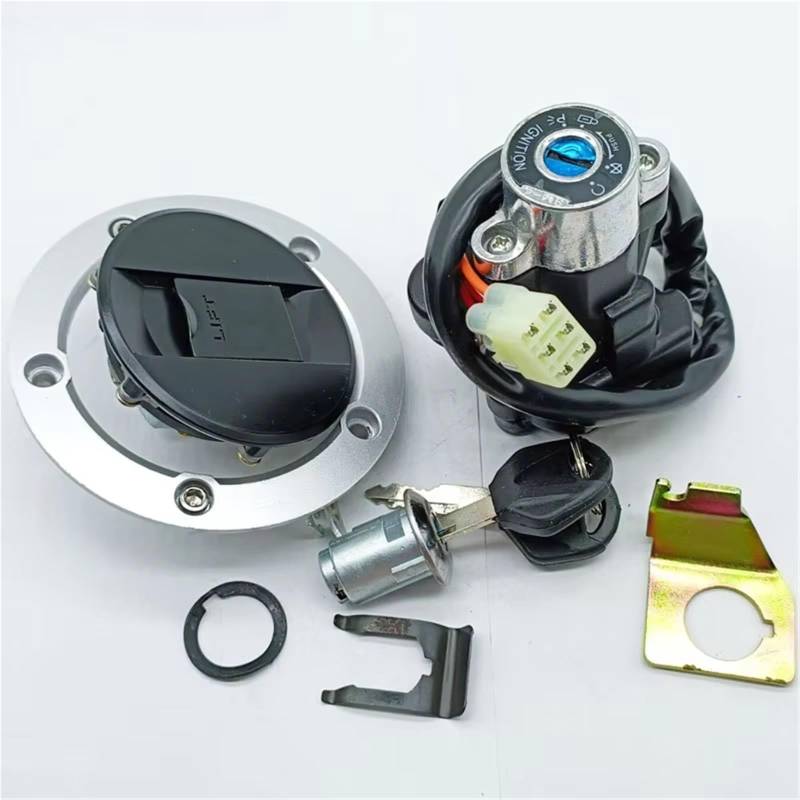 eglci Kompatibel Mit Suzuki Für GSX1250F Für Bandit 1250 2008 2009 2010 2011 Motorradzubehör Zündschalter Tankdeckel-Verriegelungssatz 37101-16840 Motorrad Zündschloss von eglci