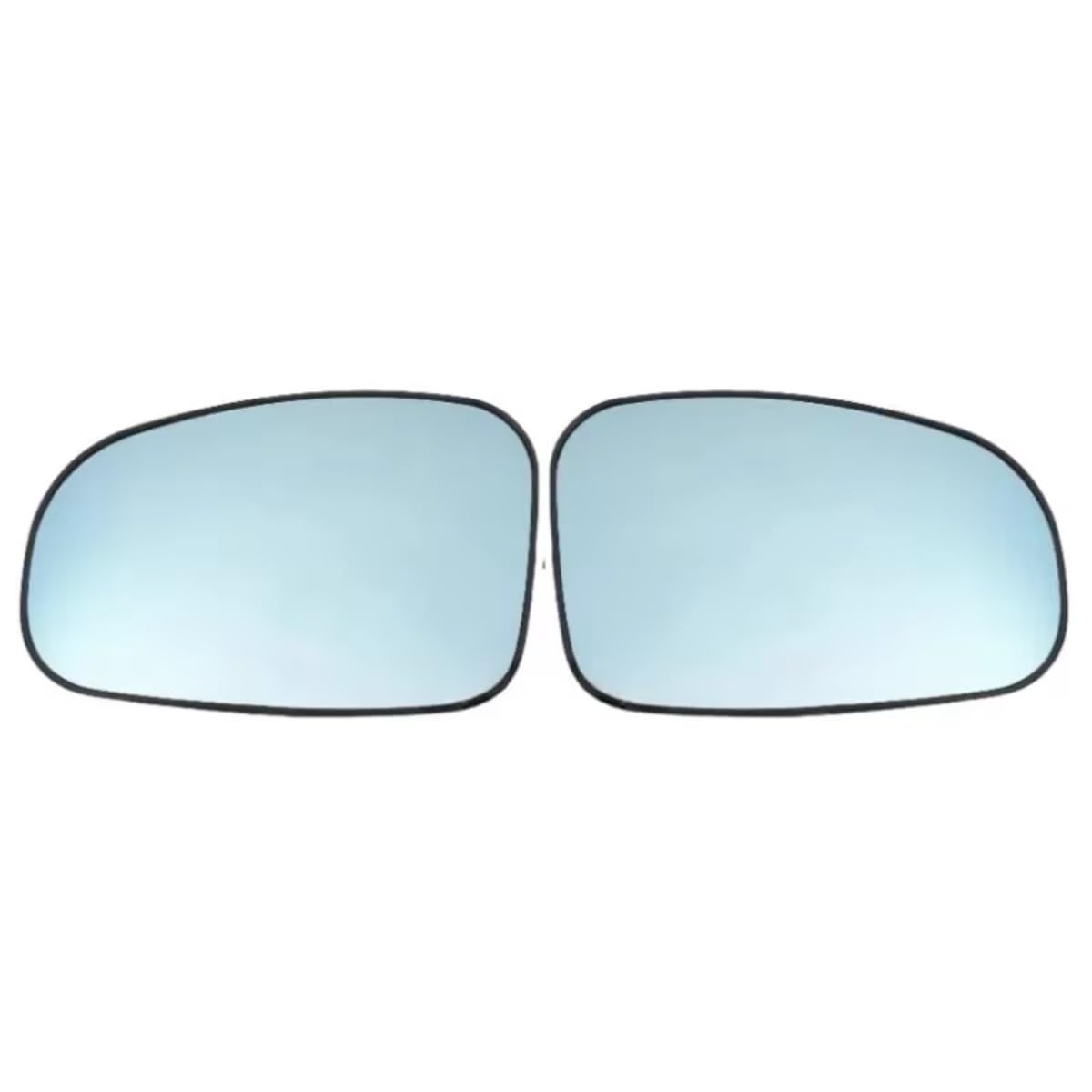 eglci Kompatibel Mit Toyota Für Prius Für Mark X Für Reiz Für Wish Rückspiegelgläser Außenseite Reflektierende Blaue Glaslinse Mit Heizung OEM: 879610P060 879310P060 Auto-Rückspiegelglas(A Pair) von eglci