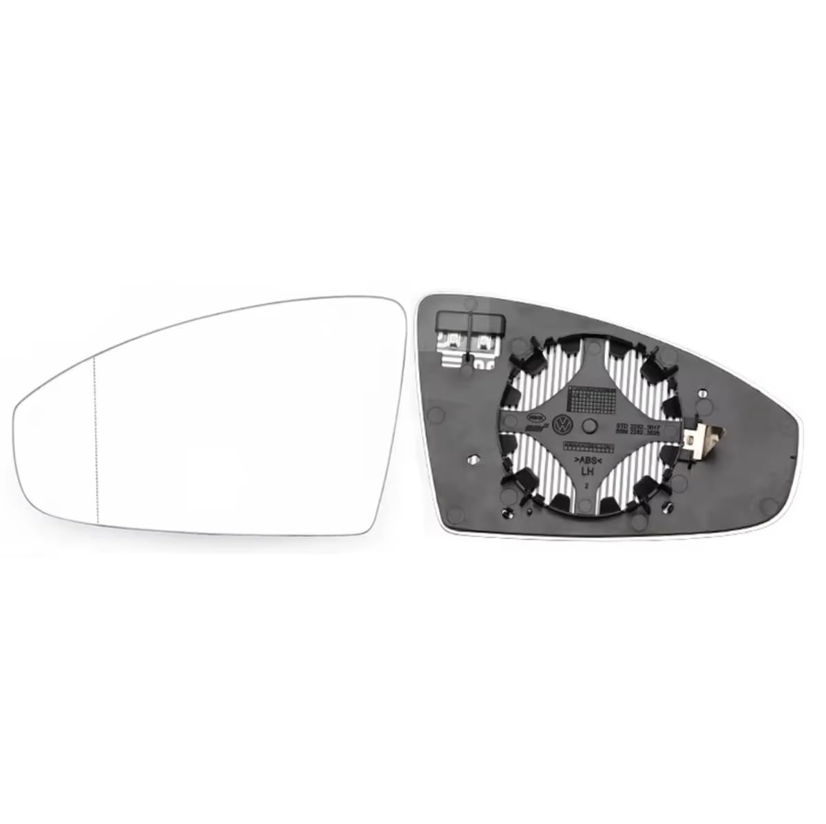 eglci Kompatibel Mit VW Für Bora 2019 2020 2021 2022 Autozubehör Rückspiegelglas Für Außenspiegelglas Mit Heizung OEM: 19G857521 19G857522 Auto-Rückspiegelglas(A Pair) von eglci