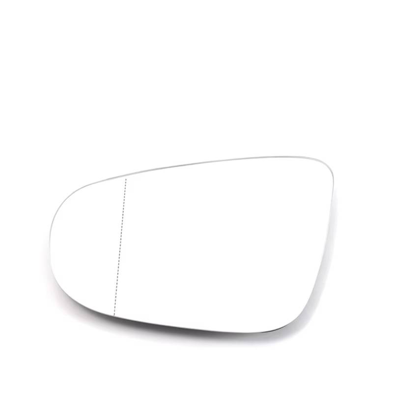 eglci Kompatibel Mit VW Für Golf 6 MK6 5K 2009 2010 2011 2012 Rückspiegel Linsentür Für Flügel-Rückspiegelglas Mit Heizung Auto-Rückspiegelglas(Left) von eglci