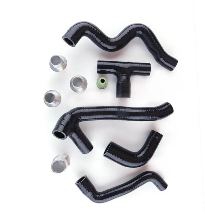 eglci Kompatibel Mit VW Für Golf MK4 1998 1999–2004 2005 2006 Für J&etta MK4 Für Bora AUQ AUM Motorkühlerschläuche Kurbelgehäuse-Entlüftungsschlauch-Rohrsatz Autokühlerschlauch(Black) von eglci
