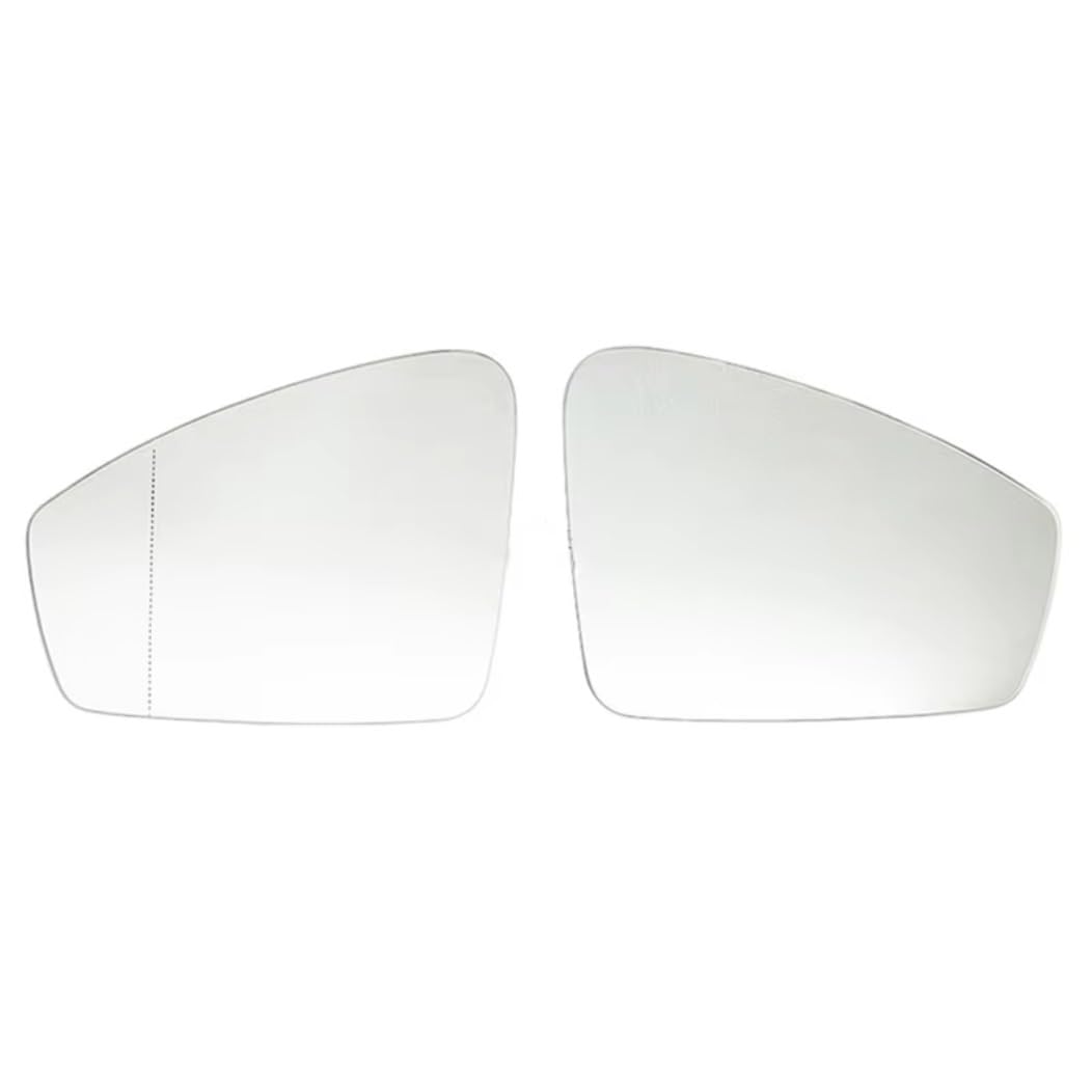 eglci Kompatibel Mit VW Für Touareg 2019 2020 2021 2022 2023, Beheizt, Mit Trägerplatte, Seitliches Rückspiegelglas, OEM: 761857521A, 761857522A Auto-Rückspiegelglas(A Pair) von eglci