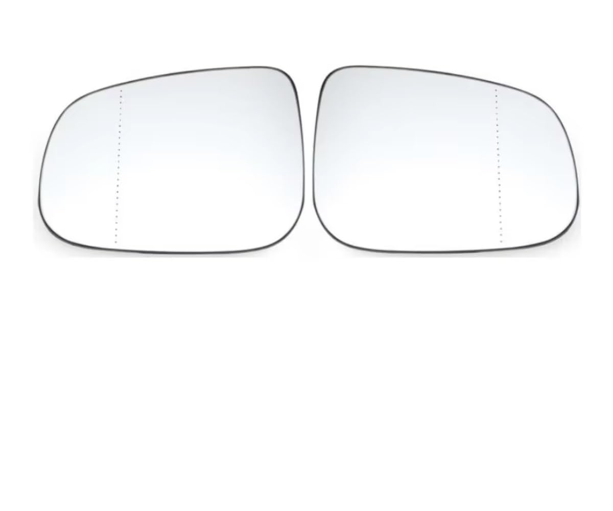 eglci Kompatibel Mit Volvo Für S40 S60L Auto-Rückspiegelglas Mit Heizung, Seitentürspiegelglas, OEM: 30716479 30716486 Auto-Rückspiegelglas(A Pair) von eglci