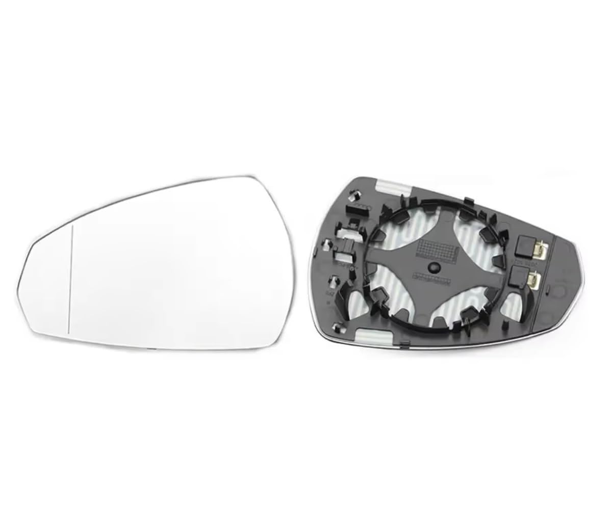 eglci Kompatibel mit A3 2014 2015 2016 2017 2018 2019 2020 Beheizter Weitwinkel-Autotürspiegelglas Auto-Rückspiegel Seitentür OEM: 8V0857535E 8V0857535C Auto-Rückspiegelglas(A Pair) von eglci