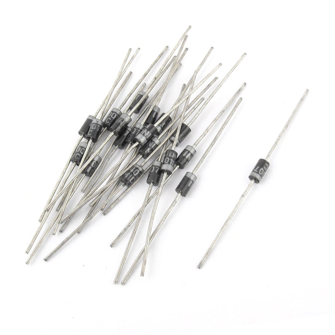 20x Diode 1N4007 Modell 1A, 1000 V f??r Durchgangsloch Axialgleichrichter Sperrdiode ??elpohl von elpohl