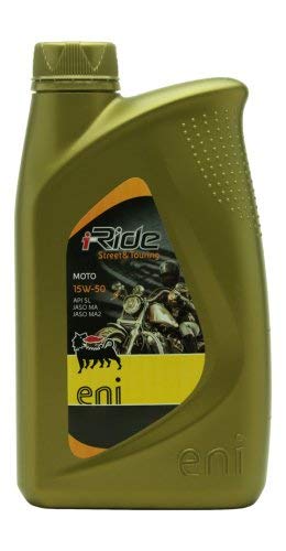 Eni i-Ride Street & Touring Moto 15W-50 teilsynthetisches Motorrad Motoröl 1l von eni