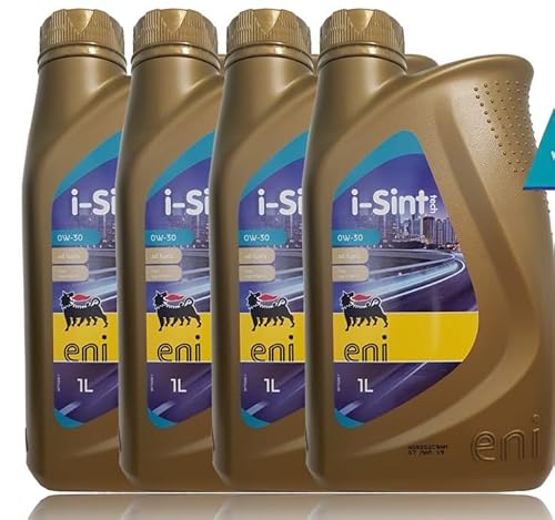 eni Motoröl i-Sint tech 0W-30 4x1Liter - Ersatzprodukt für Agip 7007 von eni