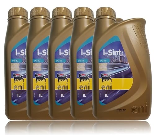 eni Motoröl i-Sint tech 0W-30 5x1Liter - Ersatzprodukt fürAgip 7007-503 00 + 506 00 + 506 01 von eni