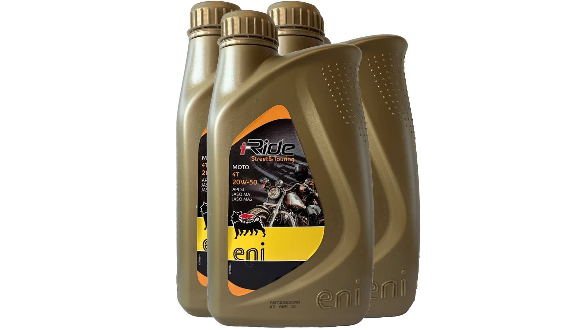 eni i-Ride Moto 20W-50 4T 3x 1Liter eni i-Ride Moto 20W-50 4T 3x 1Liter von eni