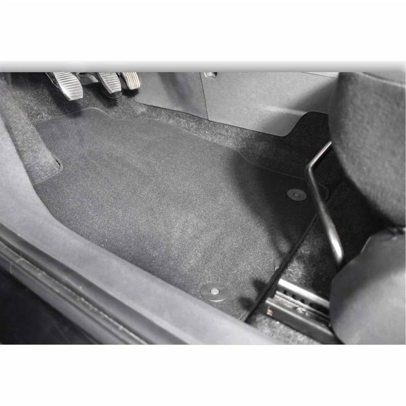 Automatten Fußmatten Autoteppich für VW Polo 9N 2003-2009 Passform Set schwarz Velours Textilmatten Stoffmatten Eparts24 von eparts24