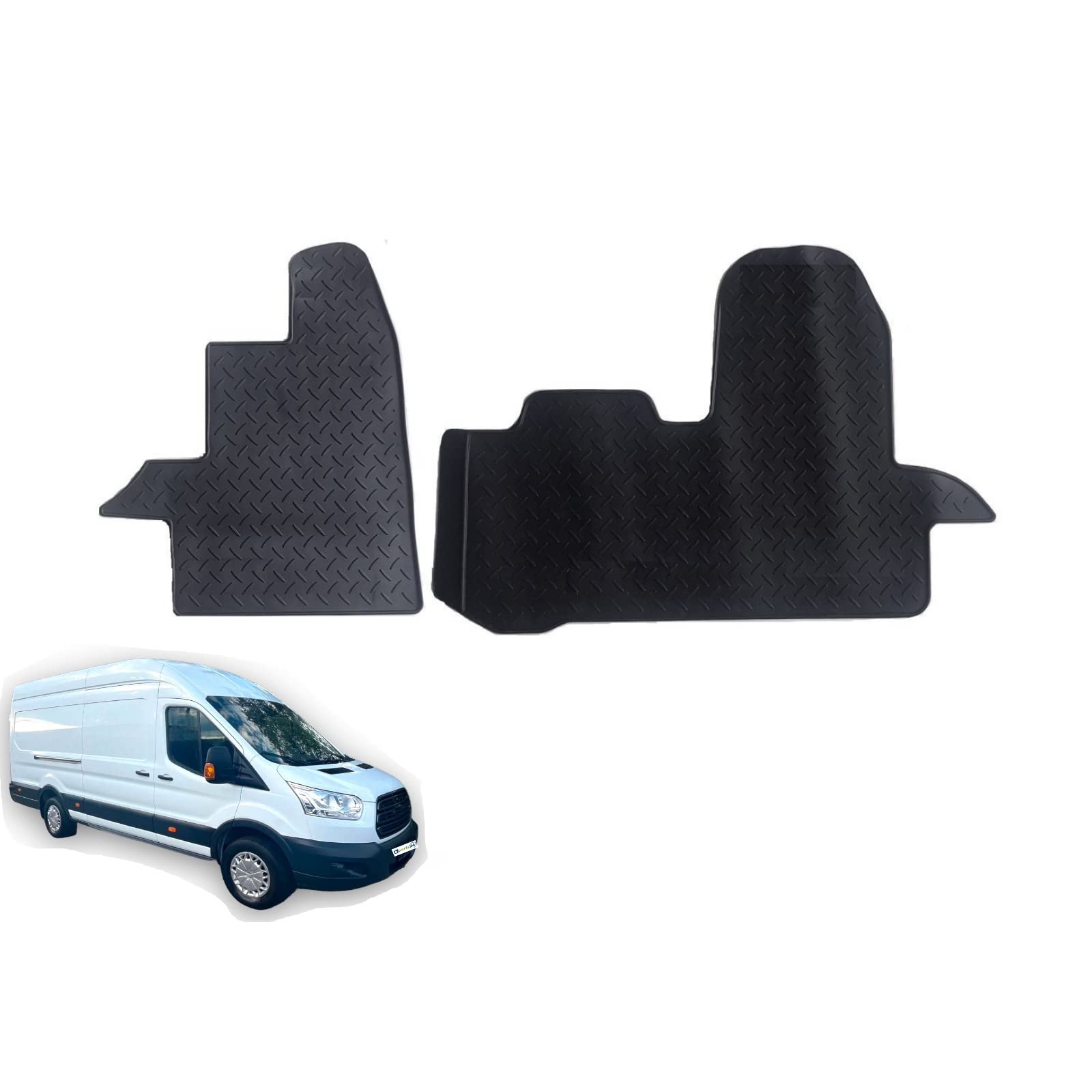 Automatten Fußmatten Gummimatten für Ford Transit V363 ab 2014- schwarz 2 TLG. Set Gummifußmatten Allwetter Matten Eparts24 Automatten Fußmatten Gummimatten für Ford Transit V363 ab 2014- schwarz 2 TLG. Set Gummifußmatten Allwetter Matten Eparts24 von eparts24