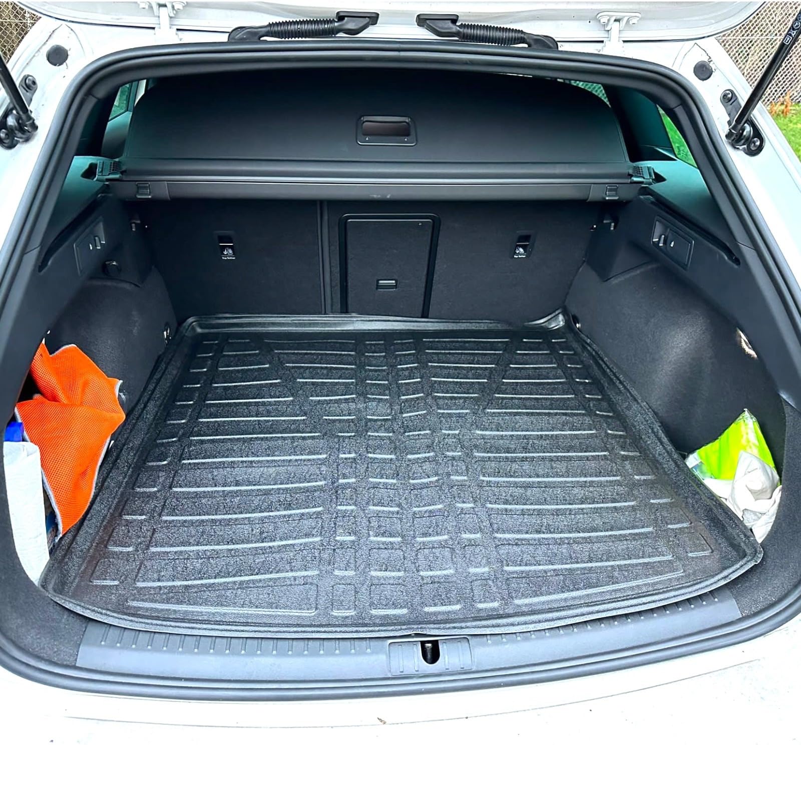 Kofferraumwanne Kofferraummatte Gummi passend für Seat Cupra Leon Kombi Sportstourer ab 2019- Laderaumwanne aus TPE Wannenmatte E-Parts24 von eparts24