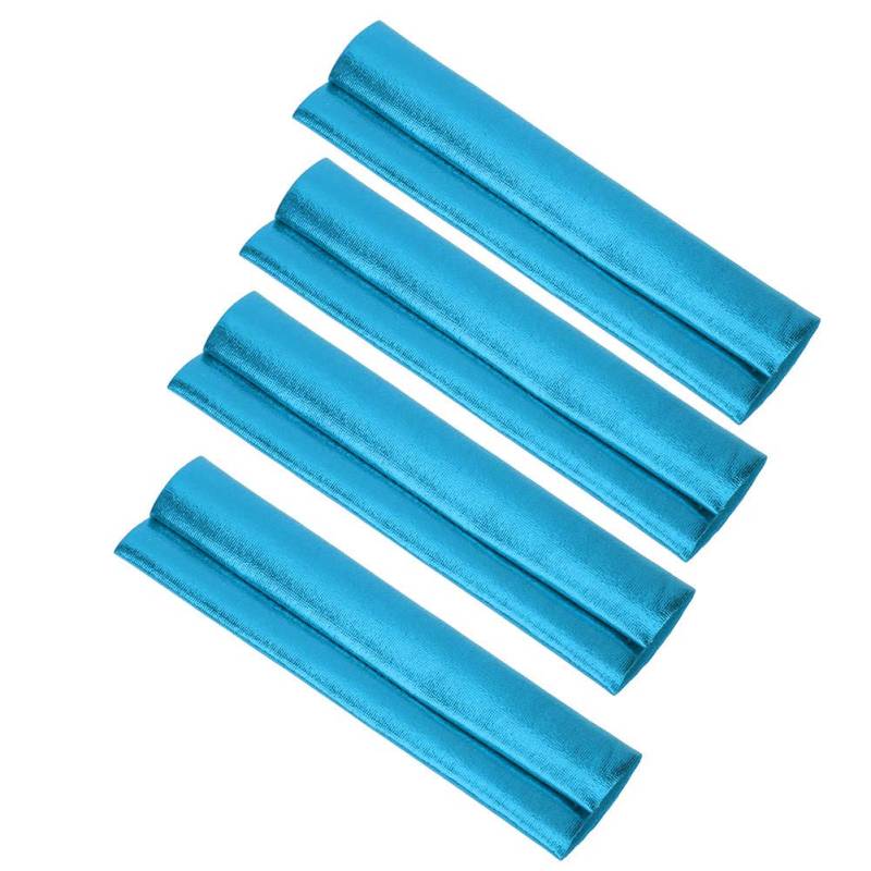 RC Auto Stoßdämpfer Staubschutz, 4 Stück Stoff Stoßdämpfer Staubdichte Abdeckung RC Dämpfer Staubdichter Hülsenschutz für 1/10 RC Auto (Blue) von equlup