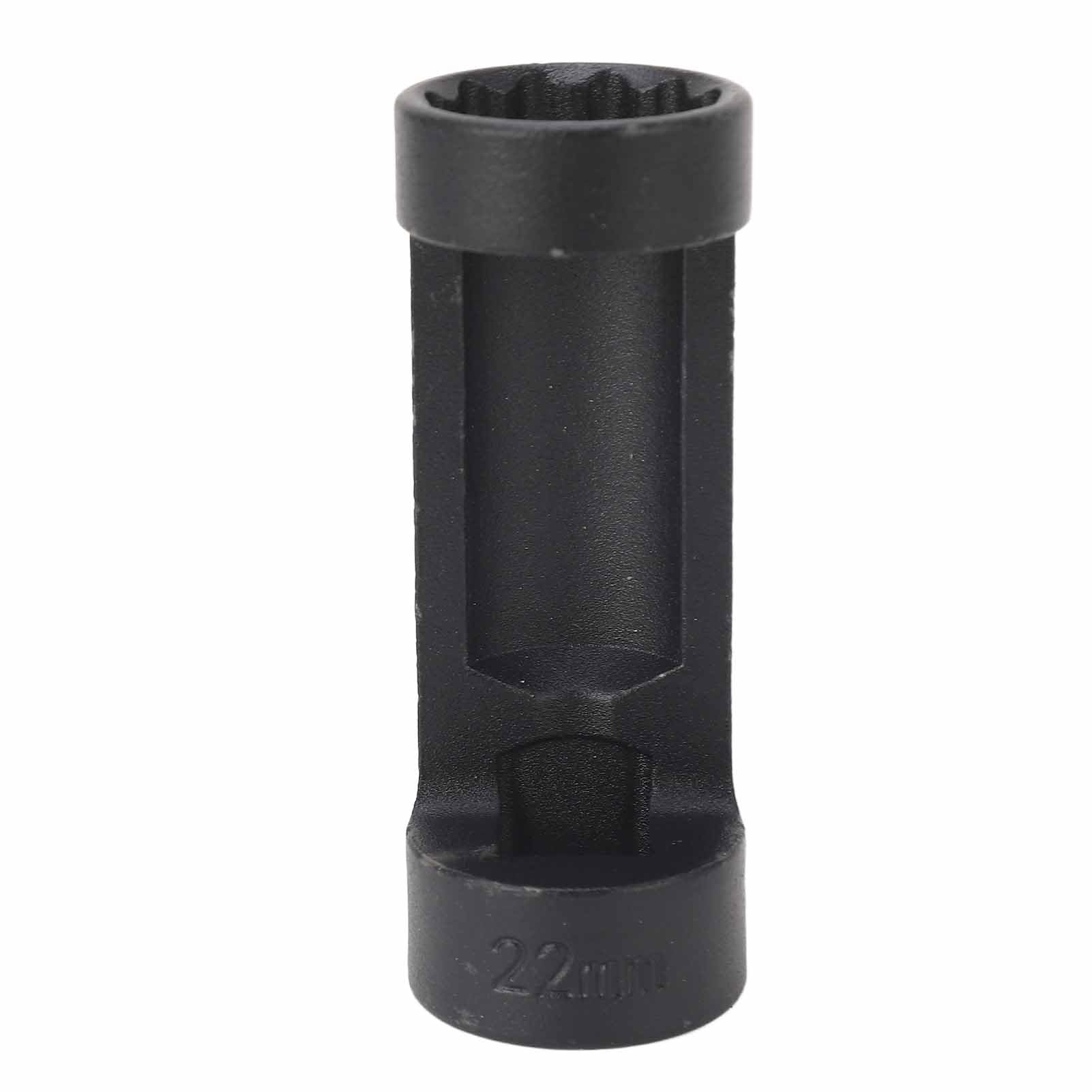 equlup Werkzeug zur Entfernung von Hängebstrümchen, 12 Punkte 81 mm Strebe Nuss Sockel hoher Festigkeit Effizienter Nussentferner Universal für Autos (22 mm) von equlup