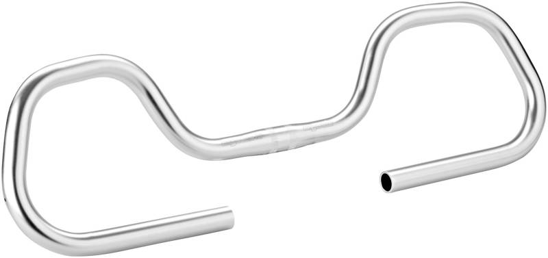 ERGOTEC handlebar Contest 25.4, GW570, GL140, GH42, 0° aluminium silver von ergotec