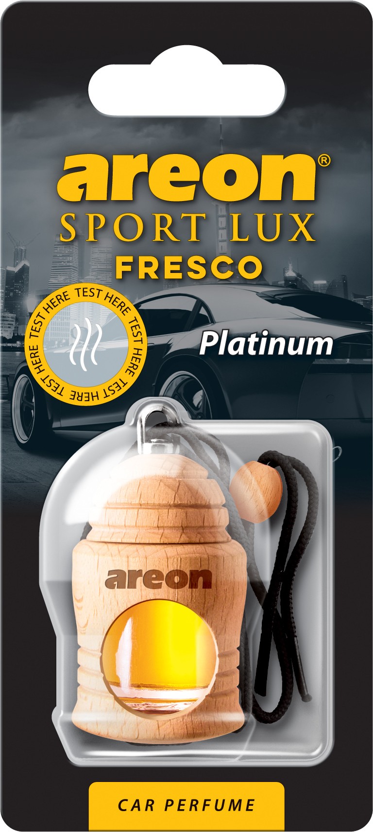 2x Original Areon FRESCO Autoparfüm Duftdose Duftbaum Lufterfrischer LUX PLATIN von erio FRESH GmbH & Co. KG