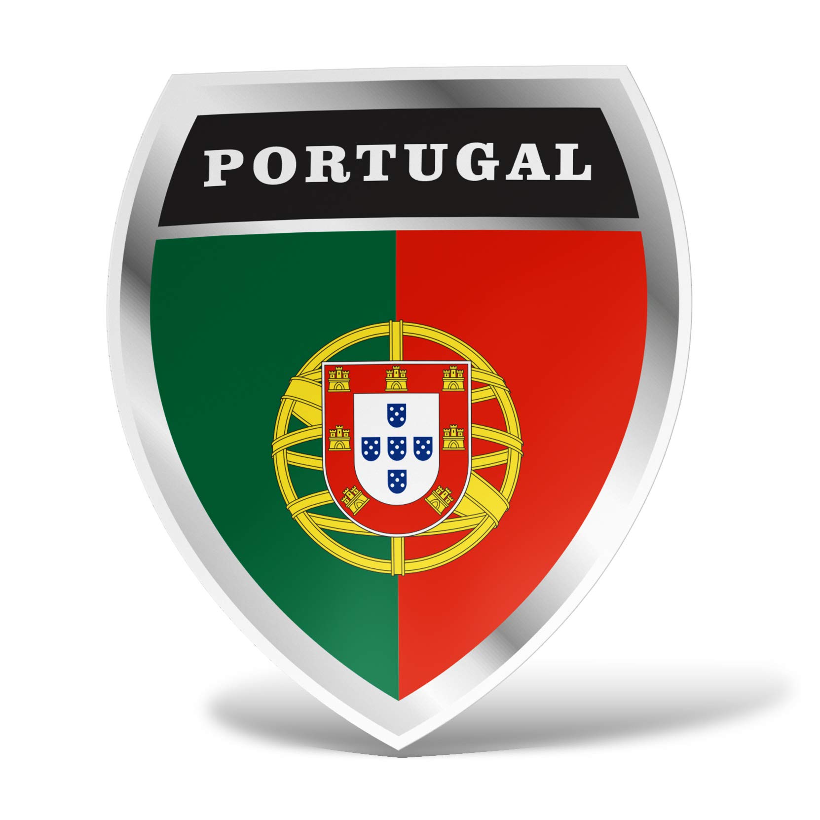 erreinge Aufkleber Portugal Aufkleber PVC-Form Für Abziehbild Tapete Auto Moto Helm Camper Laptop - 10 cm von erreinge