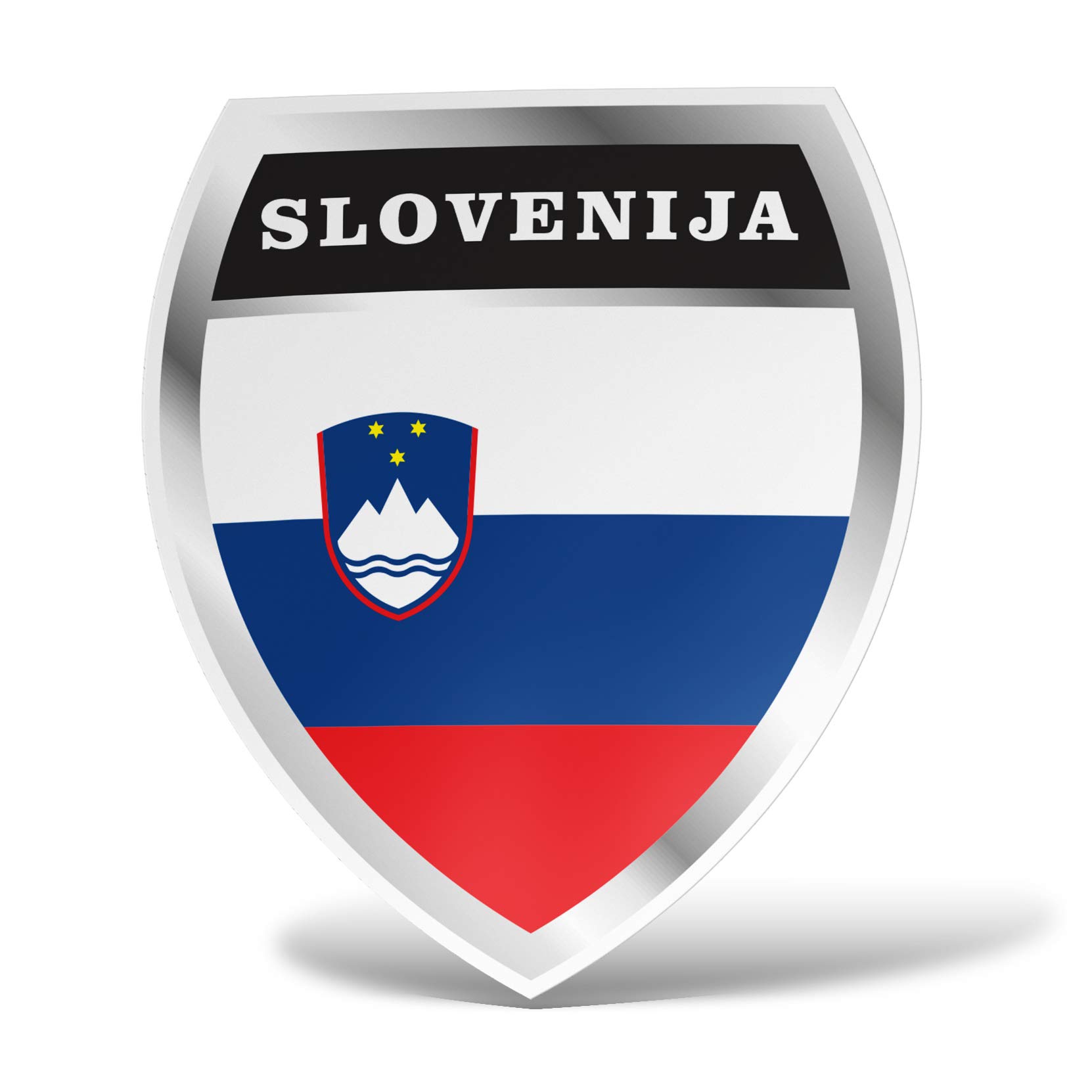 erreinge Aufkleber Slowenien-Aufkleber PVC-Form Für Abziehbild Tapete Auto Moto Helm Camper Laptop - 10 cm von erreinge