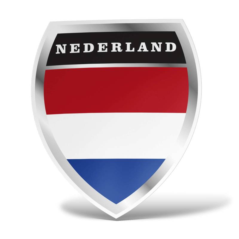 erreinge Niederlande Aufkleber Netherlands Aufkleber PVC-Form Für Abziehbild Tapete Auto Moto Helm Camper Laptop - 10 cm von erreinge