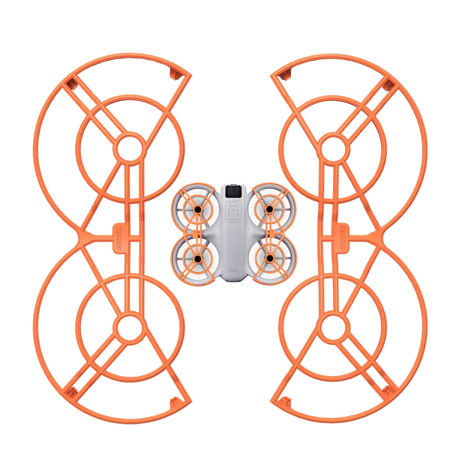 Propellerschutz für DJI Neo Drone Propeller, Schlagfester Stoßabsorbierender DJI Zubehör Schutz, Leichter Propeller Guard aus TPU-Material, Komplettes Propellerschutz (Orange) von ertlutw